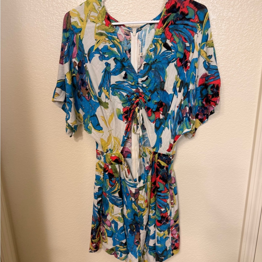 RACHEL Rachel Roy Multicolor Floral Shorts Jumper